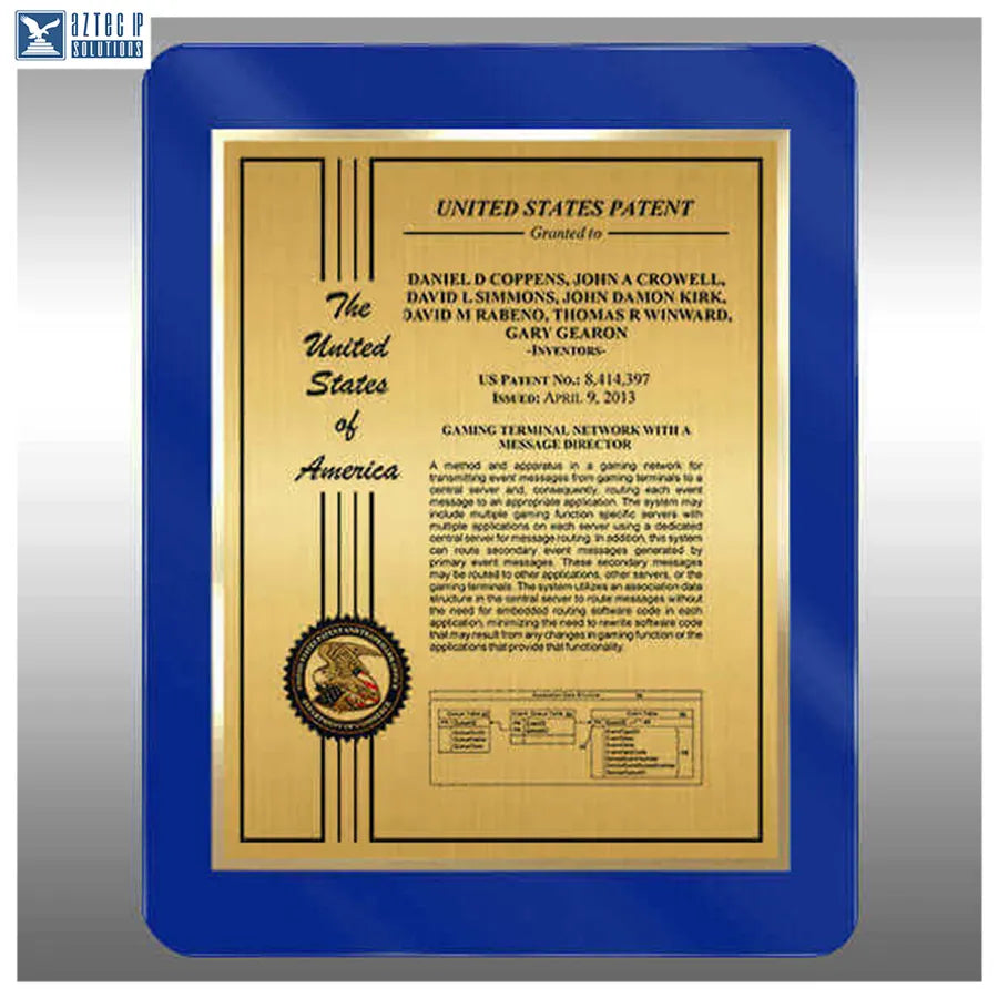 Layout 2 | Patent Certificate - Floating Patent Display