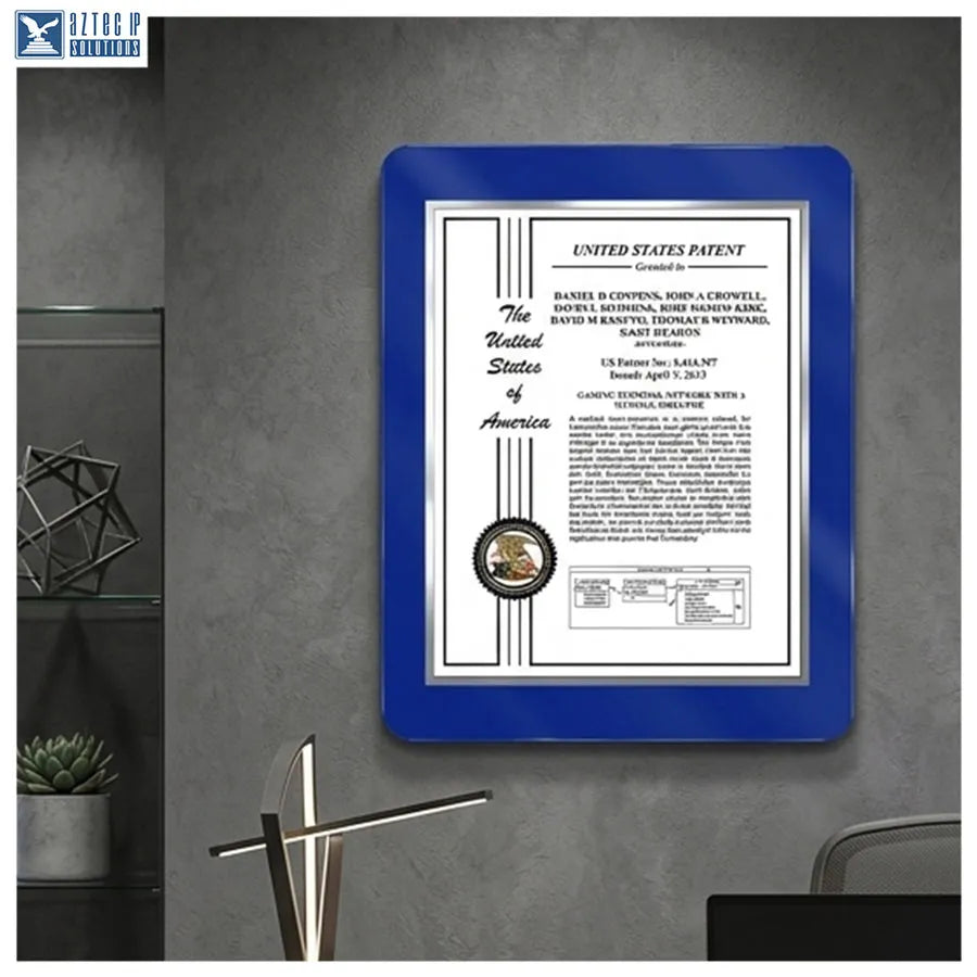 Floating Patent Display