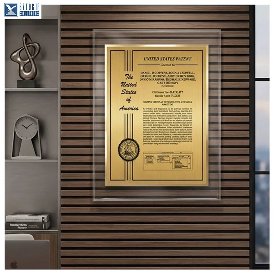 Patent award display