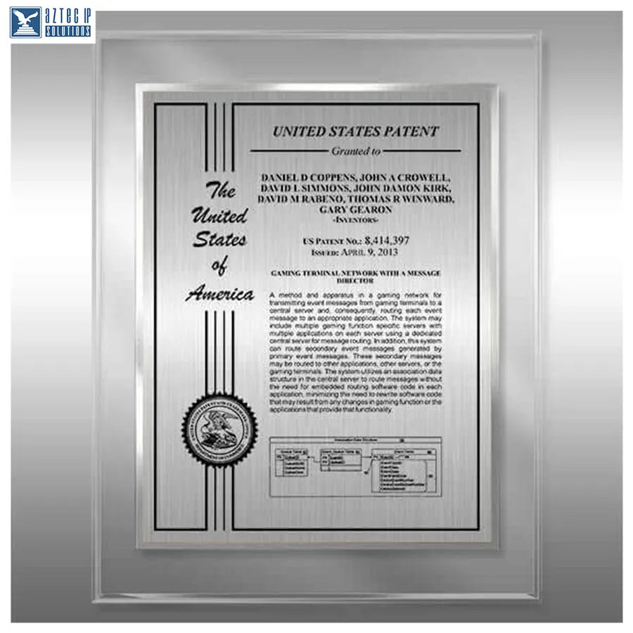 Layout 2 | Patent Certificate - AirLucite® display