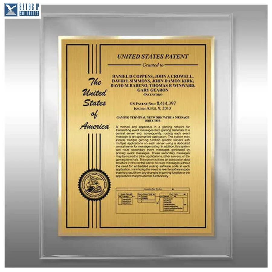 Layout 2 | Patent Certificate - AirLucite® display