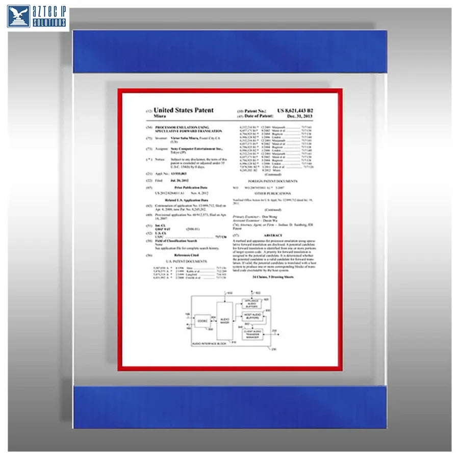 Innovation recognition plaque
