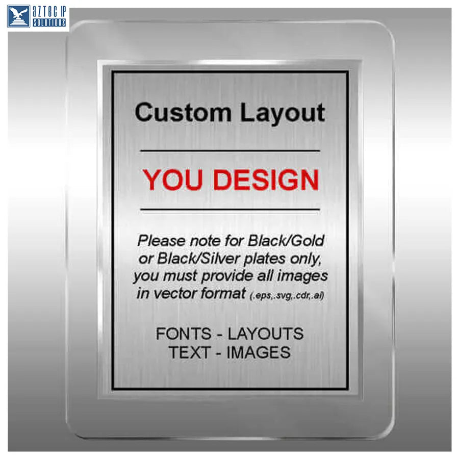 Layout 6 | Custom Layout - Lucite® board patent wall