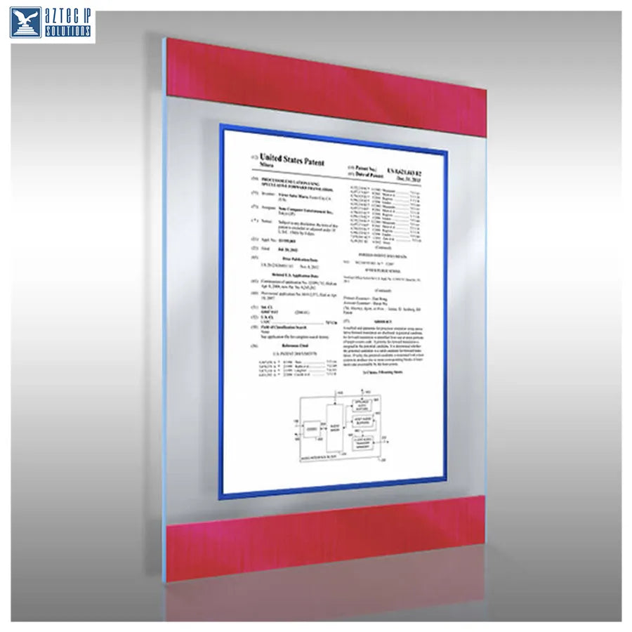Corporate achievement plaque