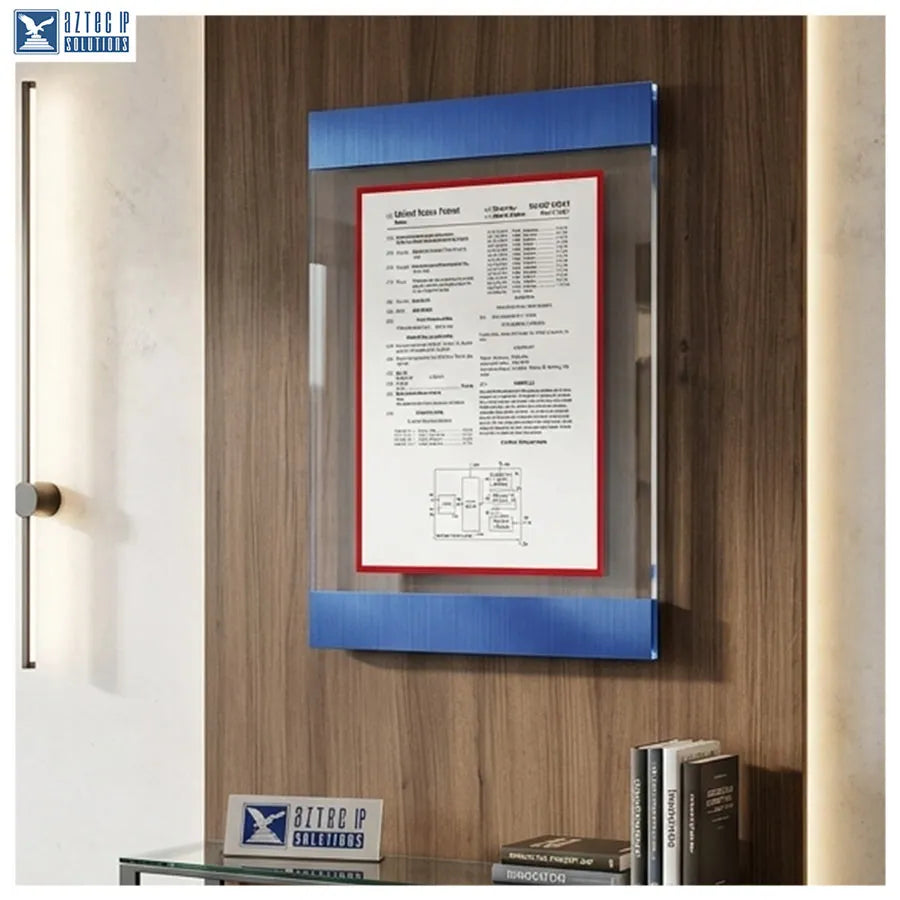 Patent wall display