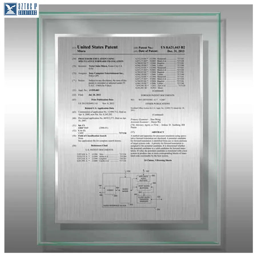 Layout 1 | Patent Front Page - Patent plaque