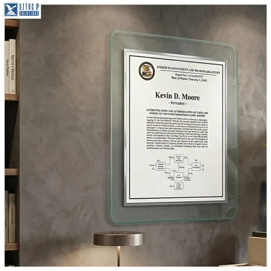 Floating Patent Display