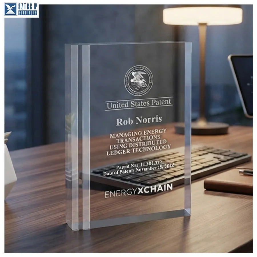 Modern acrylic plaque