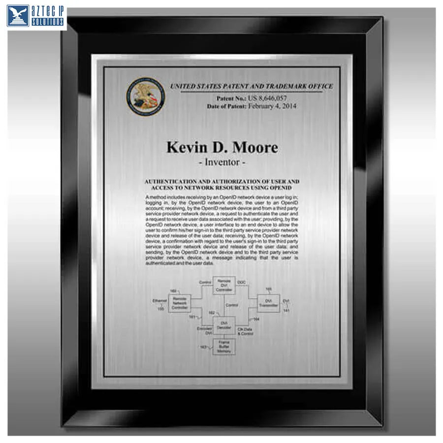 Layout 3 | Inventor Patent - Inventor recognition plaque