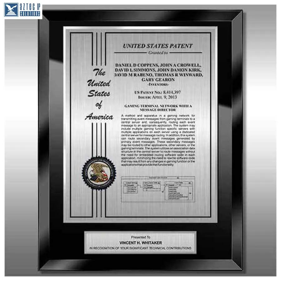 Layout 2 | Patent Certificate - inventor recognition