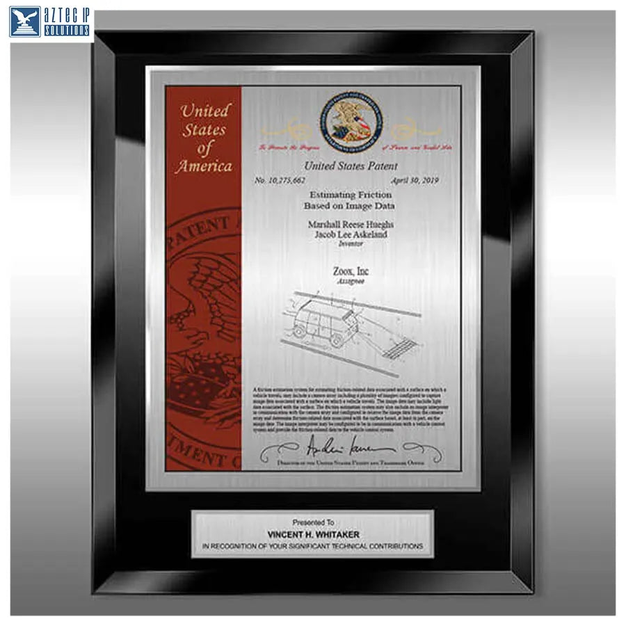 Layout 4 | 10th Million Patent - black glass plaque