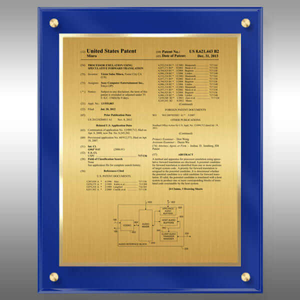 BL1-EZG14 Gold Plate front Page