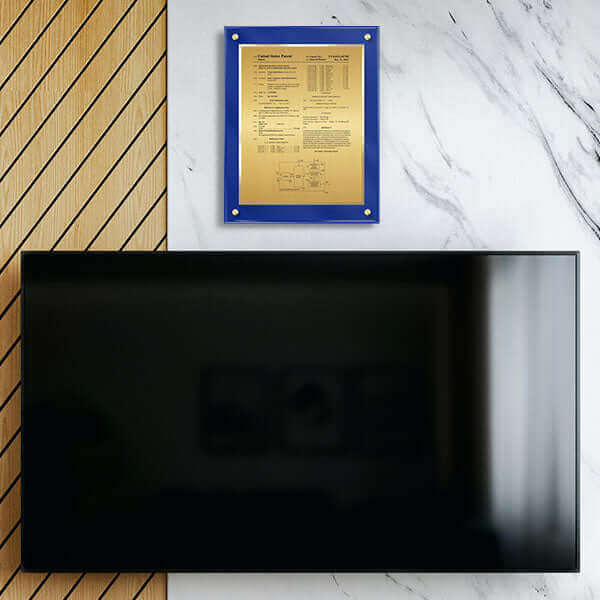 BL1-EZG14 Gold Plate front Page Wall