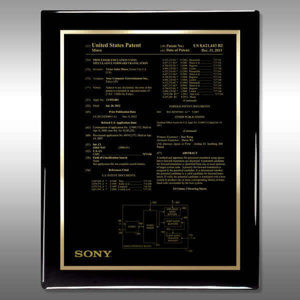 BP-BS13 Bl-Gold-Patent Front Page