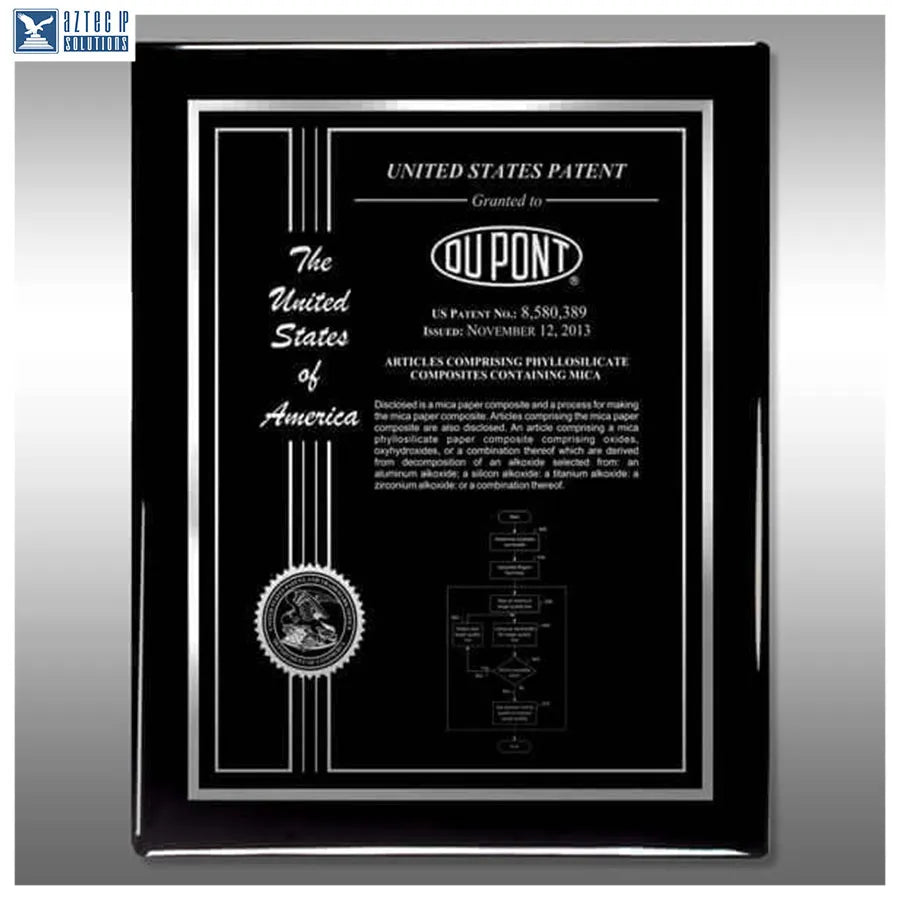 Layout 2 | Patent Certificate - Black piano finish
