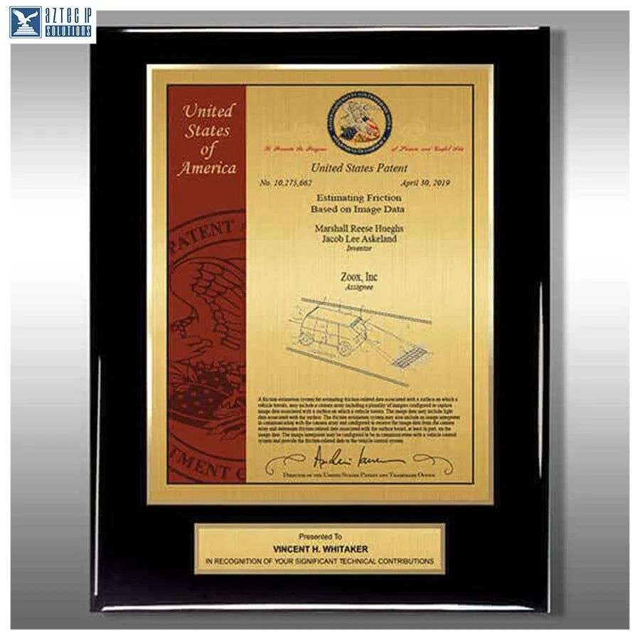 Layout 4 | 10th Mil Patent - Black piano wood plaque