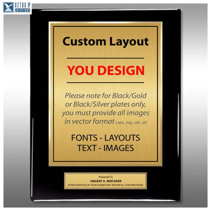 Layout 5 | Custom - Custom engraved award