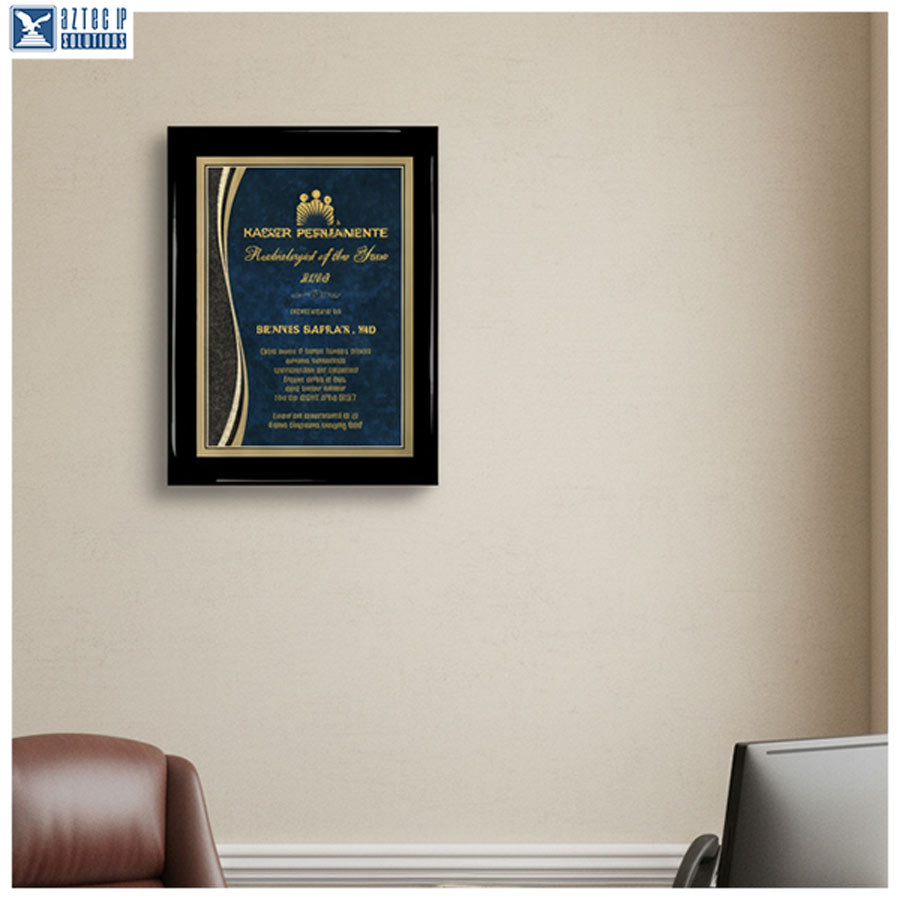 corporate award plaque