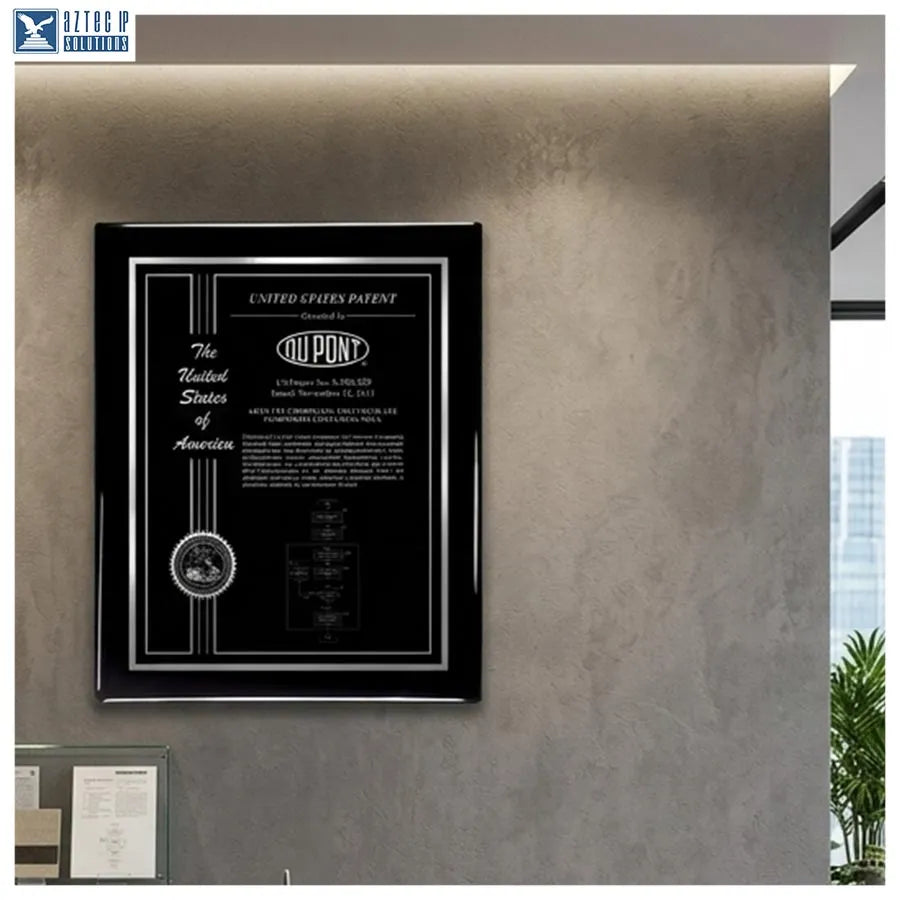 Corporate achievement plaque