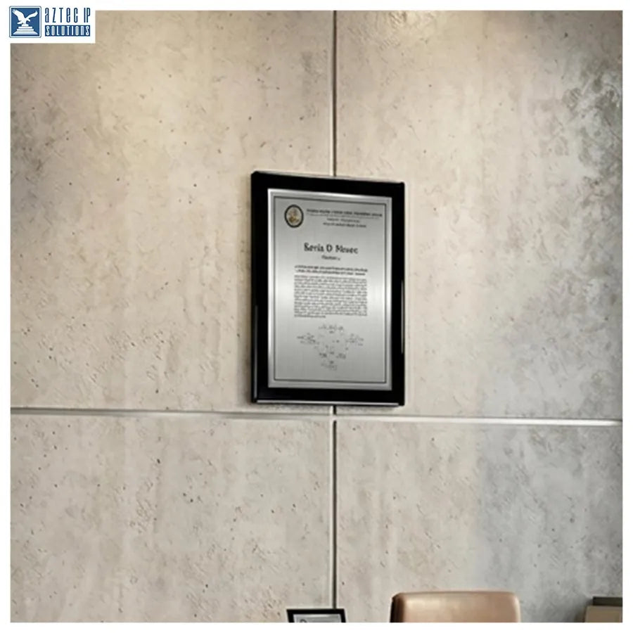 Patent wall display