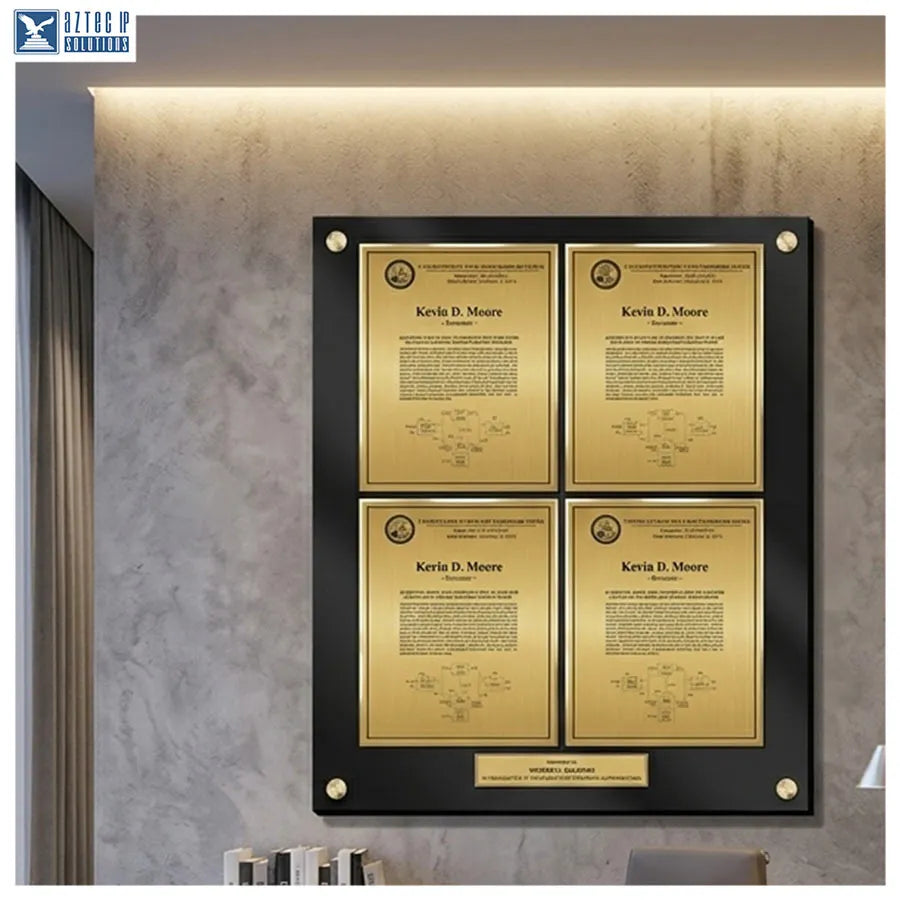modern patent display