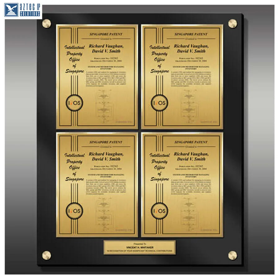 Layout 2 | Patent Certificate - Translucite® display