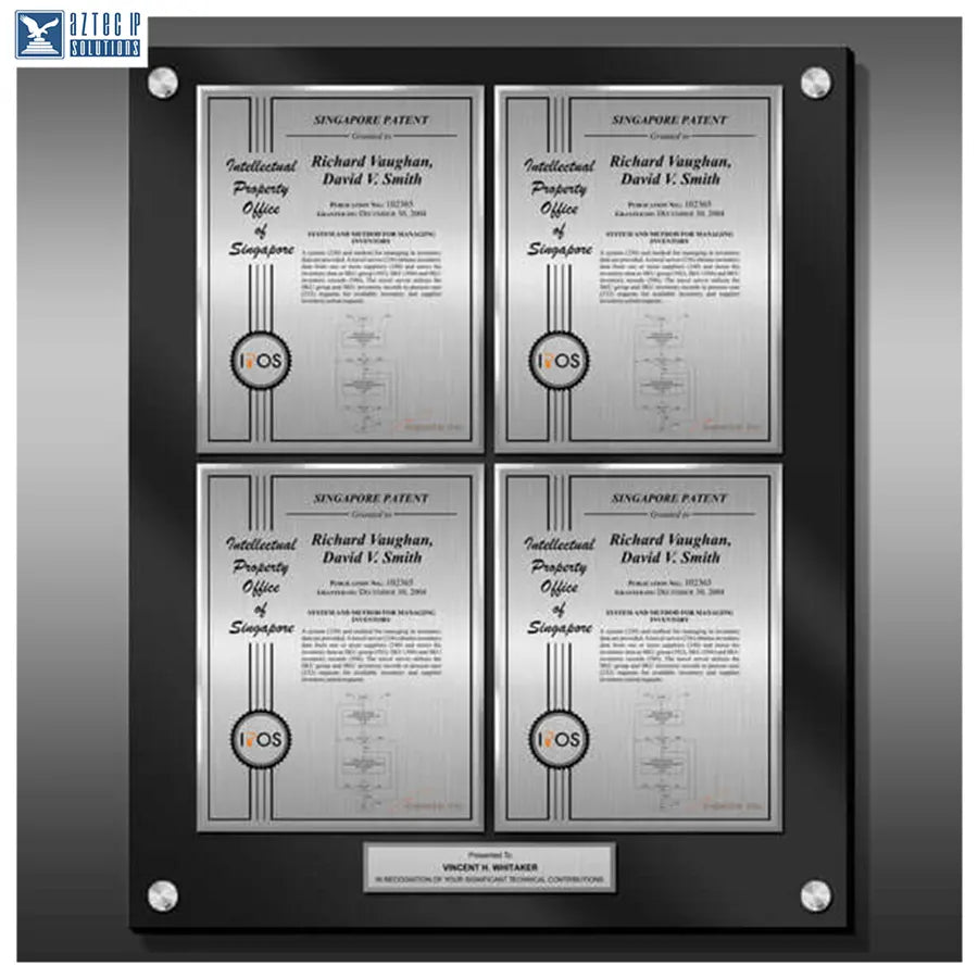 Layout 2 | Patent Certificate - Translucite® display