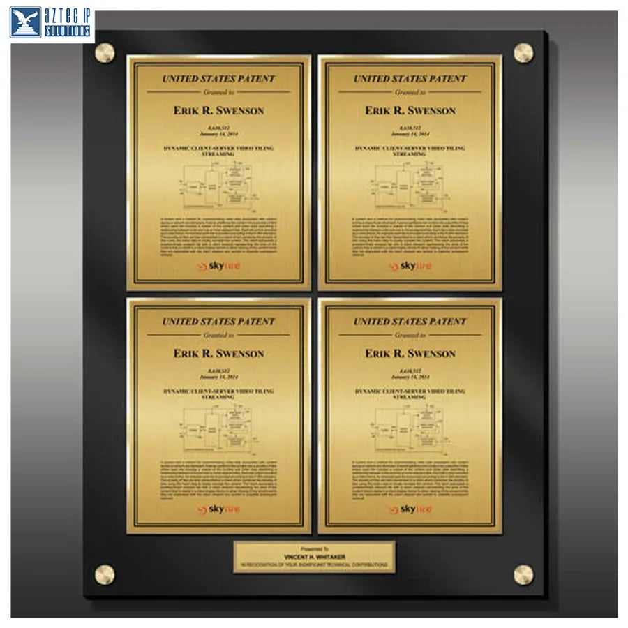 Layout 4 | International Patent - Lucite® plaque