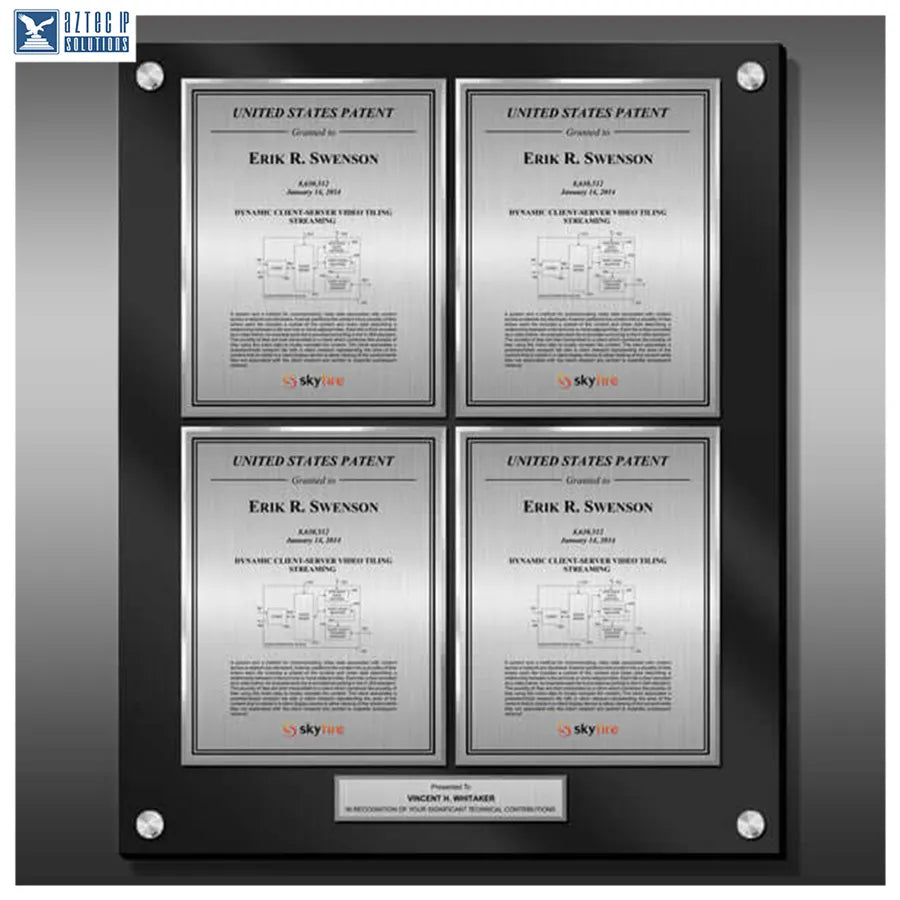 Layout 4 | International Patent - Lucite® plaque
