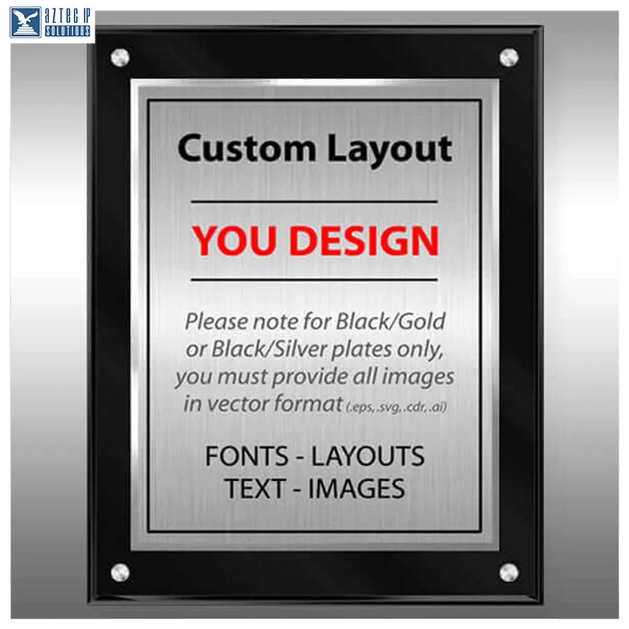 Layout 4 | Custom Layout - Custom Lucite® plaque