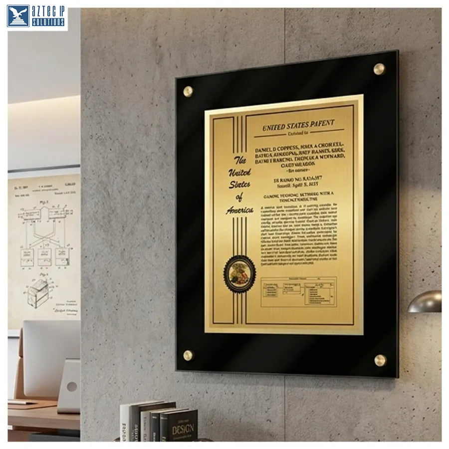 Patent wall display