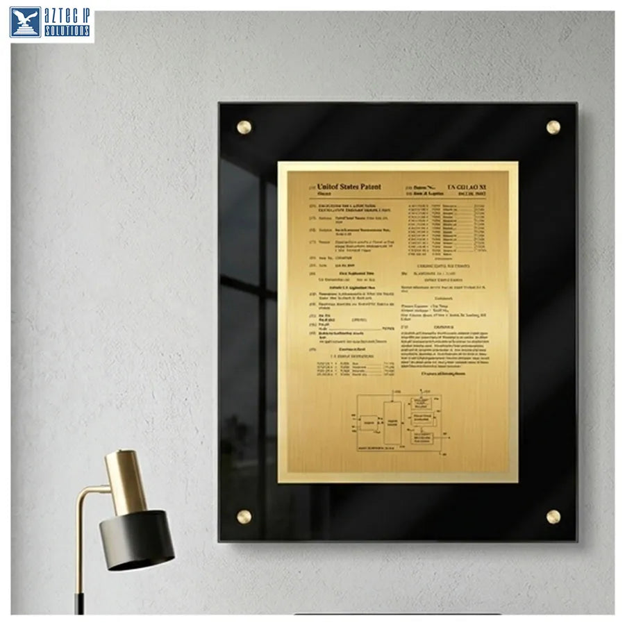 Floating wall plaque