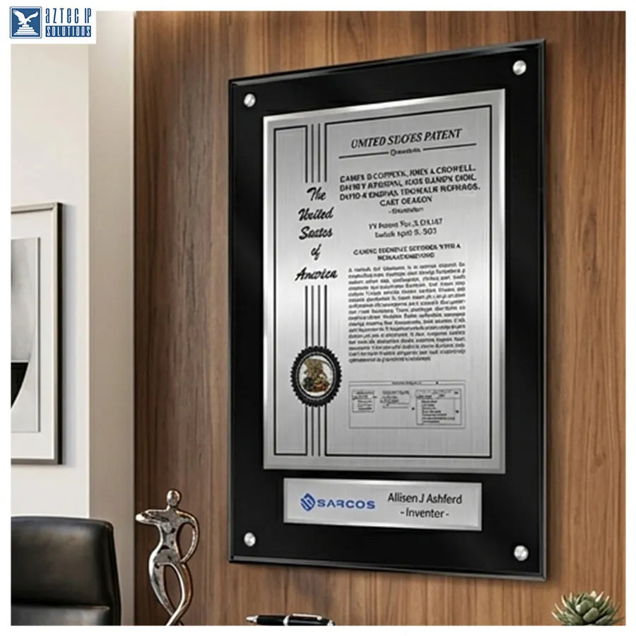 Patent certificate display