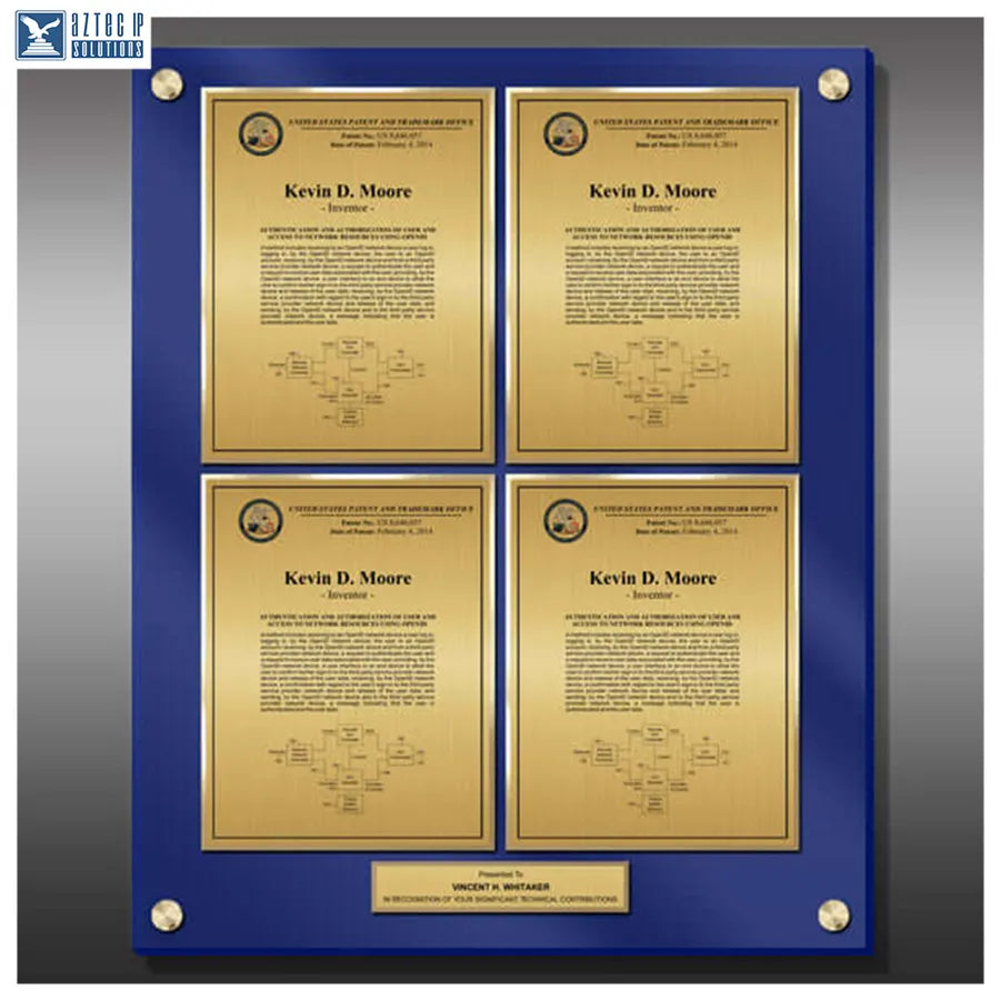 Layout 3 | Inventor Patent - Blue Lucite® display