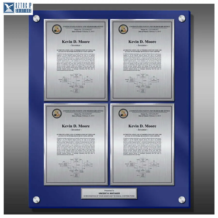Layout 3 | Inventor Patent - Blue Lucite® display