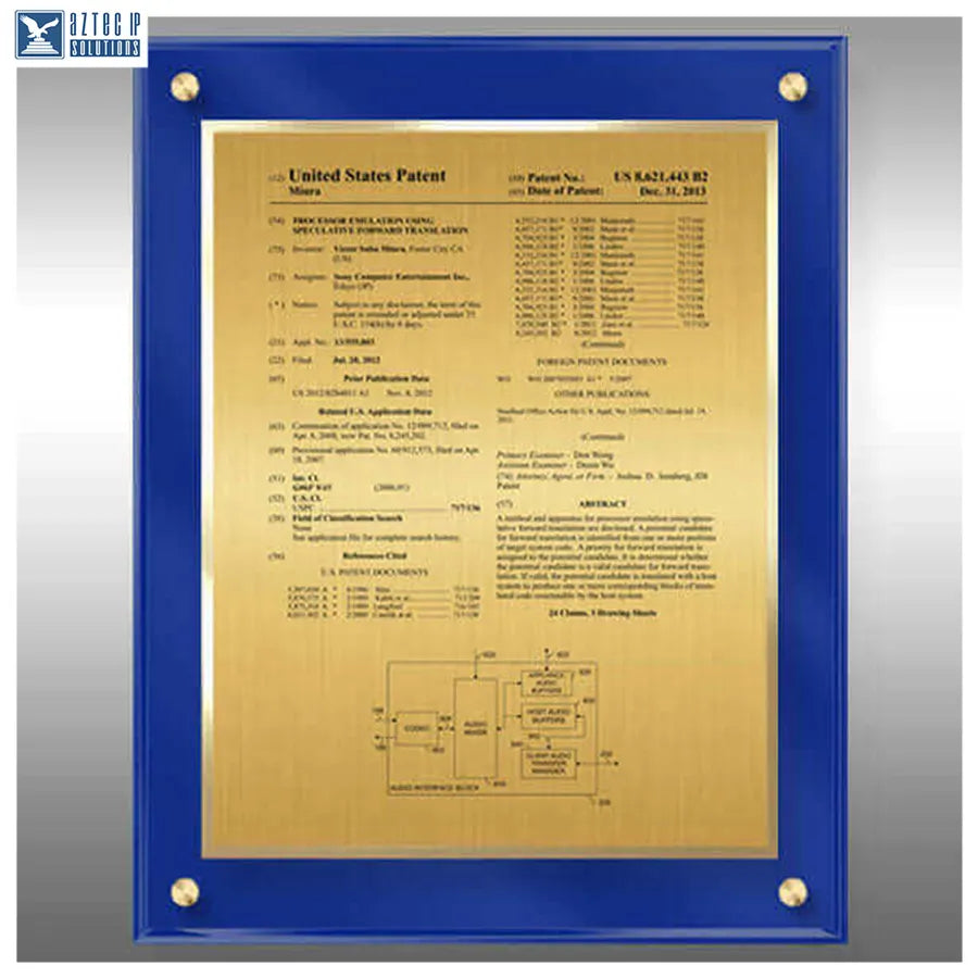 Layout 1 | Patent Front Page - Patent plaque
