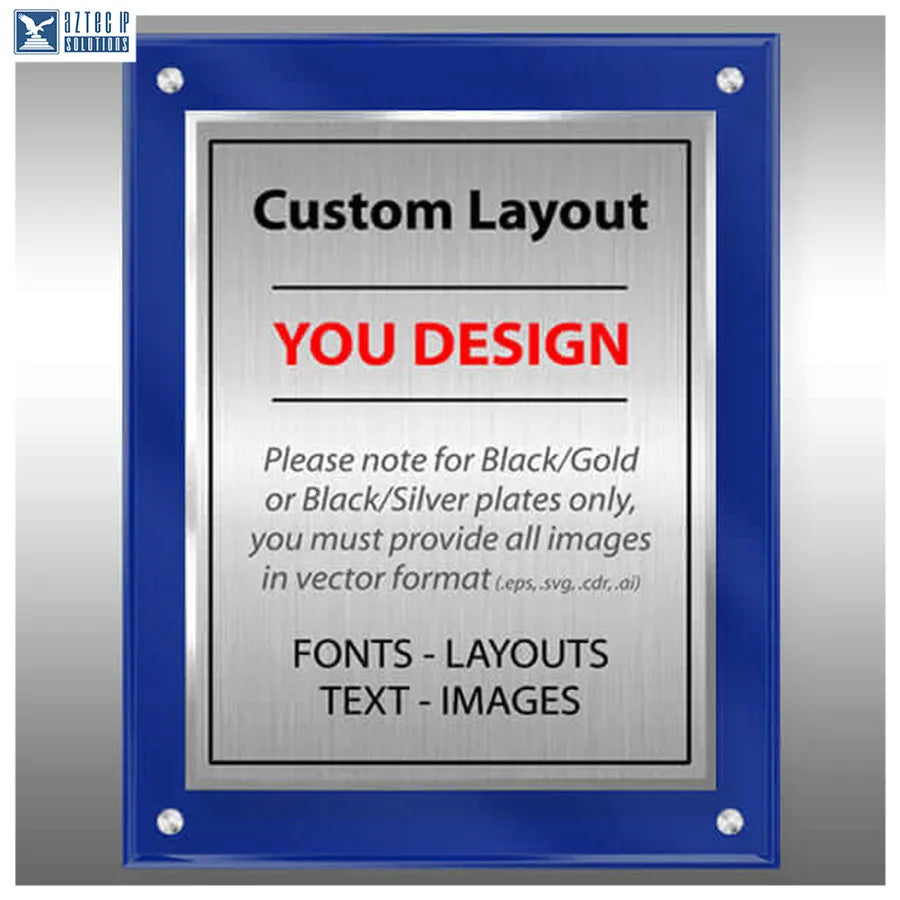 Layout 4 | Custom Layout - Floating wall plaque