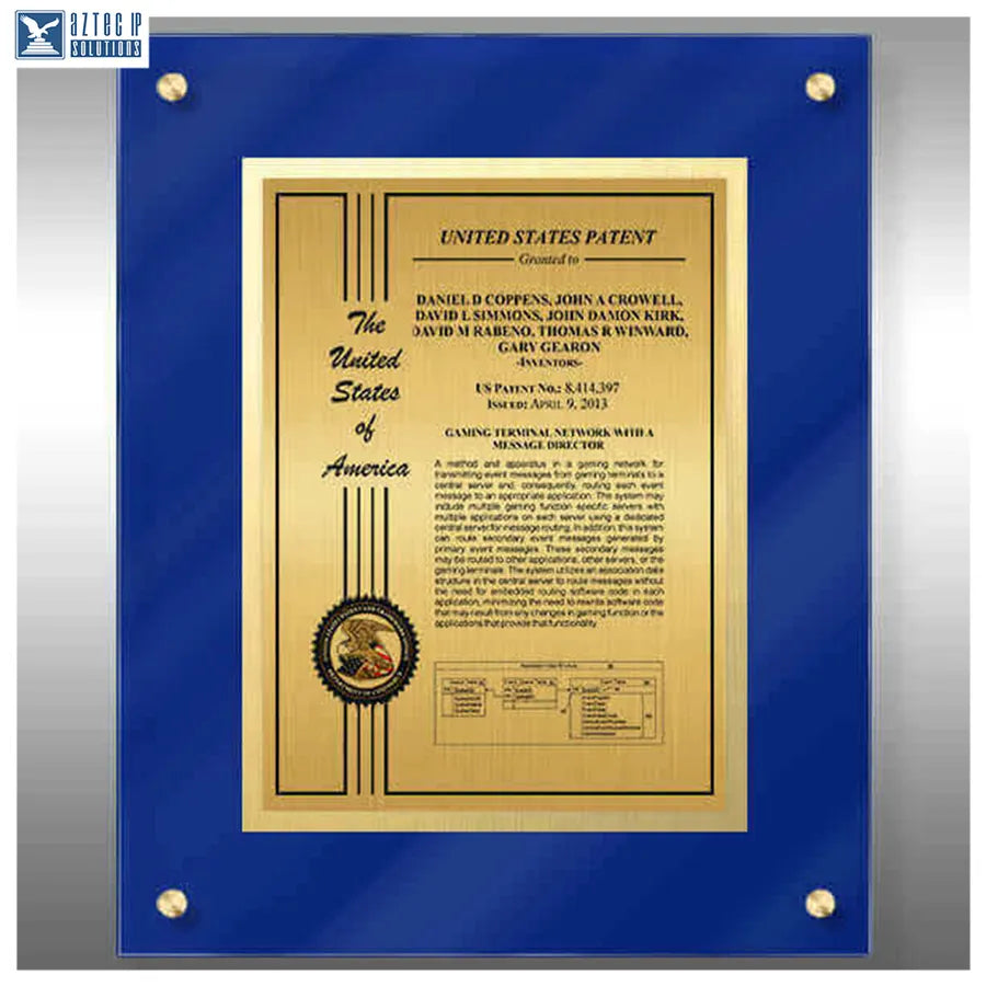 Layout 2 | Patent Certificate -Gold
