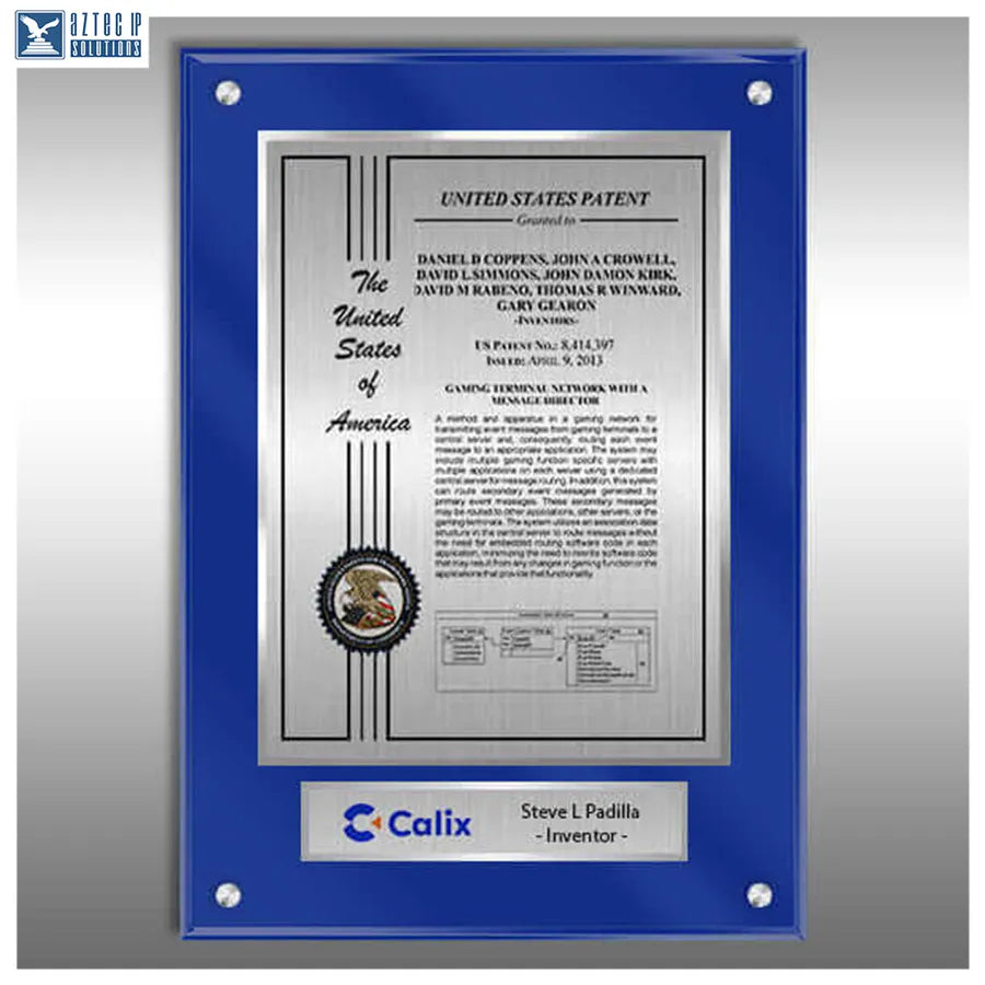 Layout 2 | Patent Certificate - TransLucite® display