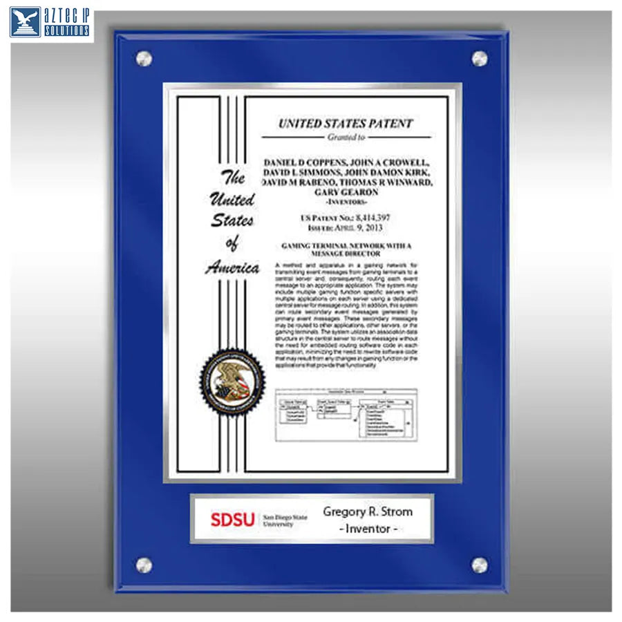 Layout 2 | Patent Certificate - TransLucite® display