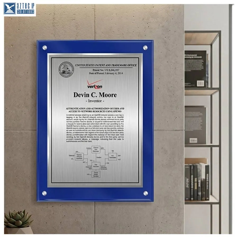elevated wall plaque