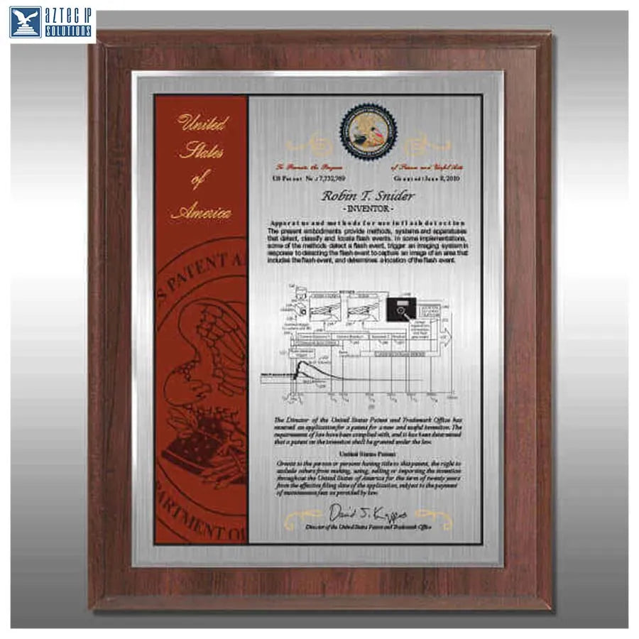 Layout 4 | 10th Million Patent - XL wood plaque