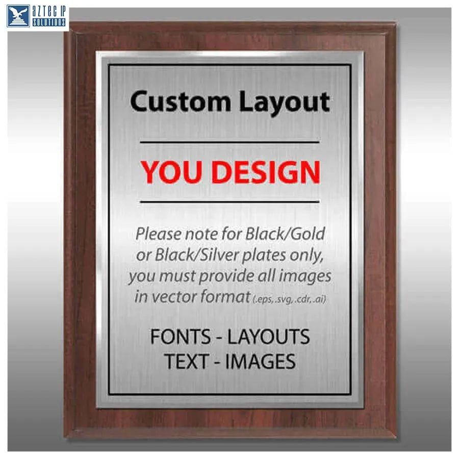 Inventor’s Honor Plaque – XL Cherry Finish