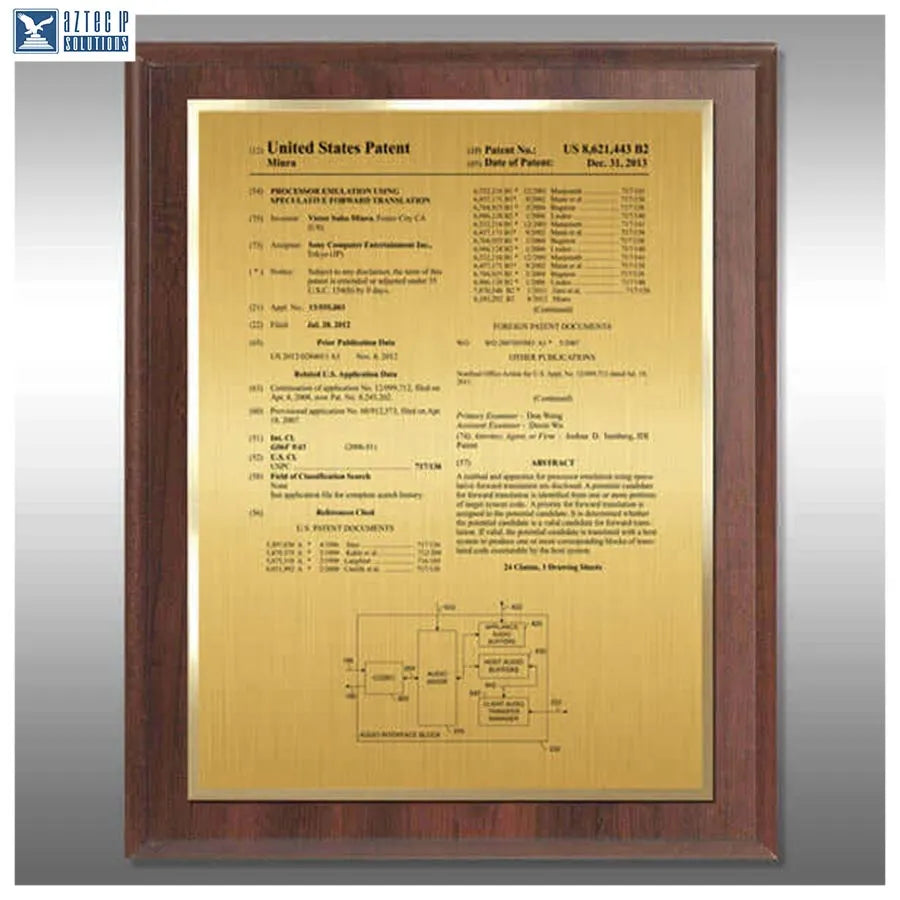 Layout 1 | Patent Front Page - Patent plaque
