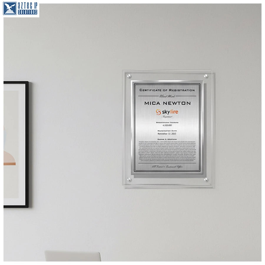 Lucite Trademark displays