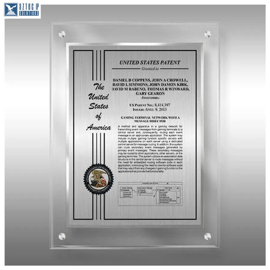 Layout 2 | Patent Certificate  - TransLucite® display