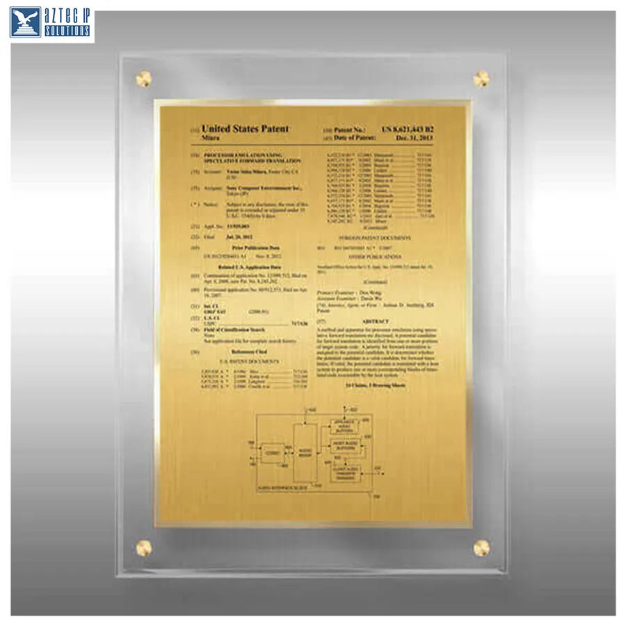 Layout 1 | Patent Front Page - Patent plaque