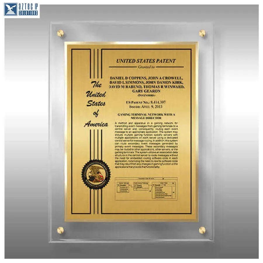 Layout 2 | Patent Certificate  - TransLucite® display