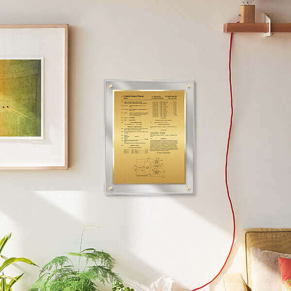 CL1-EZ14 Gold Patent Wall