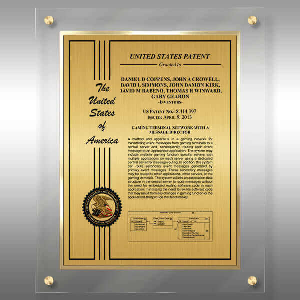 CL1-EZ15 Gold- Patent Certificate